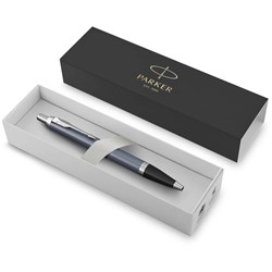 PARKER IM BALLPOINT PEN Blue Chrome Trim