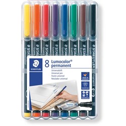 STAEDTLER LUMO 318 PERM WLT 8