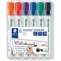 STAEDTLER 351 WHITEBOARD WALLET 6 CHISEL