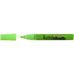 Texta Liquid Chalk Marker Dry Wipe Bullet 4.5mm Nib Gren