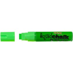 Texta Jumbo Liquid Chalk Dry Wipe Chisel 15mm Nib Green