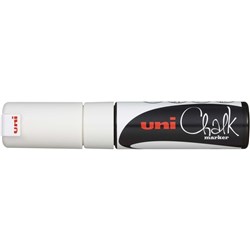 UNI CHALK MARKER PWE8M WHITE