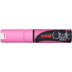 UNI CHALK MARKER PWE8M FLUORO PINK