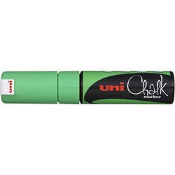 UNI CHALK MARKER PWE8M FLUORO GREEN