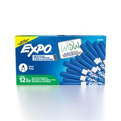 EXPO WHITEBOARD MARKER 1.4mm Fine Tip Blue