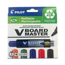 PILOT BEGREEN WBOARD MASTER MARKER Pkt5 BULLET
