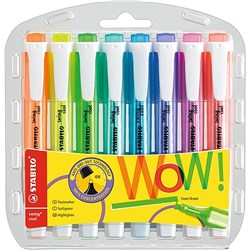 STABILO SWING COOL HIGHLIGHTER 275/8 Assorted Wlt 8 Wallet of 8