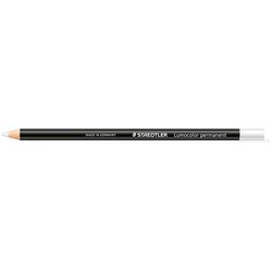 STAEDTLER LUMOCOLOR PERMANENT GLASOCHROM PENCIL White