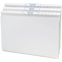 AVERY QUICKVUE FILES WITH FILE TITLE LABELS FOOLSCAP