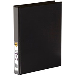 BINDER C/V A4 4R 25mm BLACK