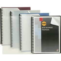 DISPLAY BK A4 CLEAR FRONT BLUE BACK