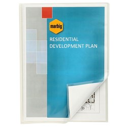 FLIC FILE 10 POCKET W INSERT COVER A4