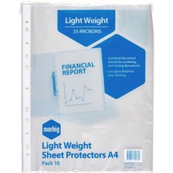 SHEET PROTECTOR A4 PKT 10 (Acco)