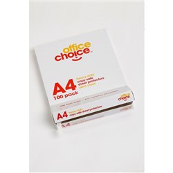 SHEET PROTECTOR OFFICE CHOICE A4 Heavy Duty Copysafe
