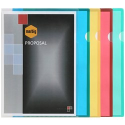 POLY LETTER FILE A4 GREEN