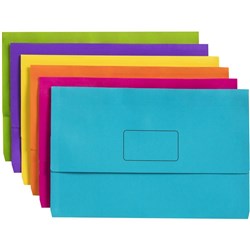 DOC WALLET ASSORTED PKT 10 BRIGHTS