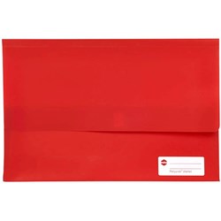DOC WALLET MARBIG POLY F/CAP RED