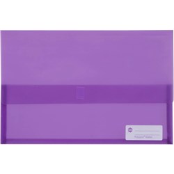 DOC WALLET MARBIG POLY F/CAP PURPLE