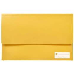 DOC WALLET MARBIG POLY F/CAP YELLOW