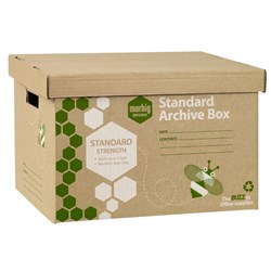 MARBIG ENVIRO ARCHIVE BOX 100% Recycled Brown 80020F