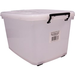55 LITRE STORAGE BOX CLEAR