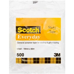 TAPE SCOTCH 500 18x66m