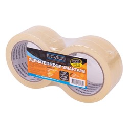 NACHI EASY TEAR PACKAGING TAPE 48mmx50m Clear Pack of 2