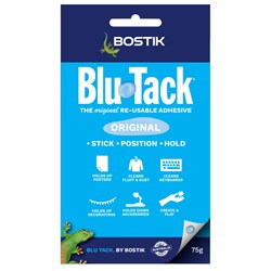 BOSTIK BLU TACK 75gm Blue Compact Pack