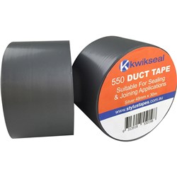 STYLUS 550 KWIKSEAL DUCT TAPE Silver 48mm x 30m Roll