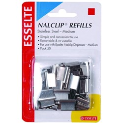 CLIPS NAL MEDIUM REFILLS