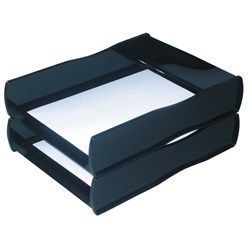 DOCUMENT TRAY NOUVEAU BLACK ESSELTE