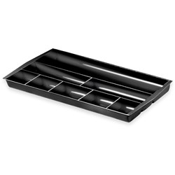 Greenr Desk Drawer Tidy Recycl Black Italplast