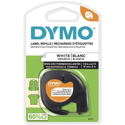 DYMO LETRATAG IRON ON CLOTH TAPE