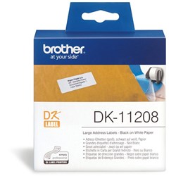 DK LABELS WHITE STANDARD ADDRESS LARGE 38X90MM