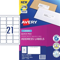 AVERY L7160 21UP