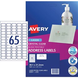 AVERY L7551 CLEAR