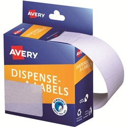 LABEL DMR4463W RECT. WHITE 44x65mm