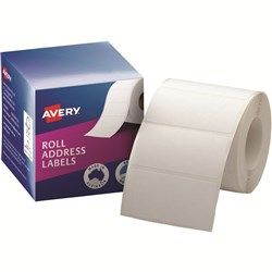 AVERY ADDRESS LABELS 70x36mm Roll White