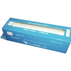 PRICING GUN LABELS - 22 x 16mm BEST BEFORE Permanent