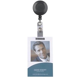 RETRACTABLE CARD HOLDER WITH STRAP