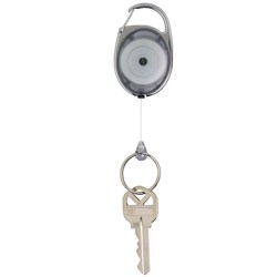 SNAP LOCK RETRACT C HOLDER CHARCOAL ID SECURITY