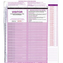 ZIONS CORP VISITORS SECURITY REGIST REFILLS