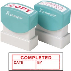 STAMP X-ST 1542 COMPL/DATE RED