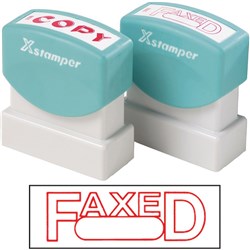 STAMP X-ST 1350 FAXED/DATE