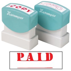 STAMP X-ST 1221 PAID/SPACE