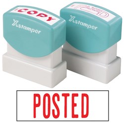 STAMP X-ST RED POSTED 1047