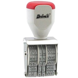 DESKMATE RUBBER DATE STAMP 12 Year Band, 4mm Text