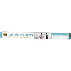 Post it DRY ERASE SURFACE WITH MICROFIBRE CLOTH 900x1200mm