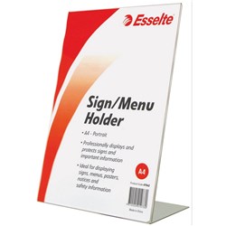 SIGN/MENU HOLDER SLANTED PORT A4