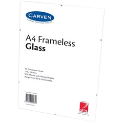 Q FRAME CERTIFICATE FRAME GLASS A4 Glass Frame
